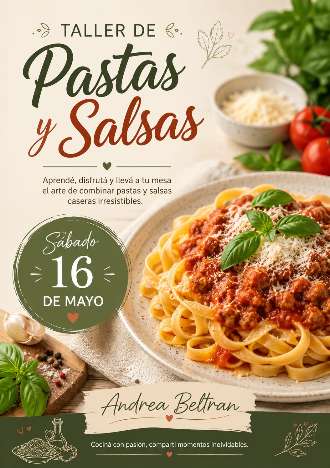 Taller de Pastas y Salsas